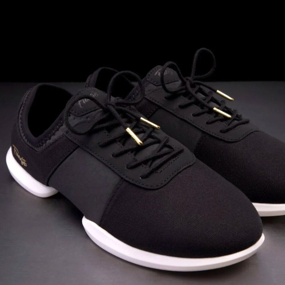 Fuego Black Dance Shoes | Split-sole Size 8.5